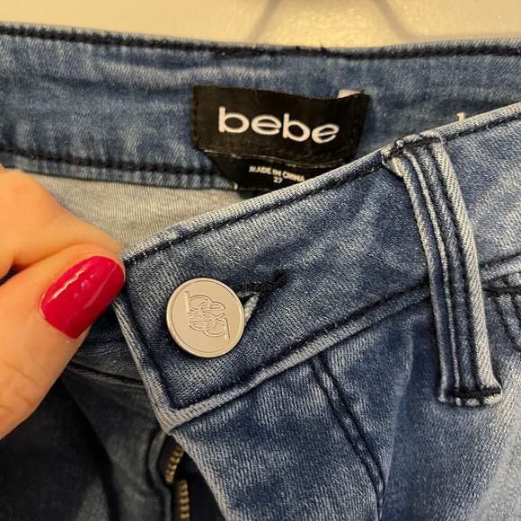 Skinny jeans with rips by Bebe - Picture 4 of 6